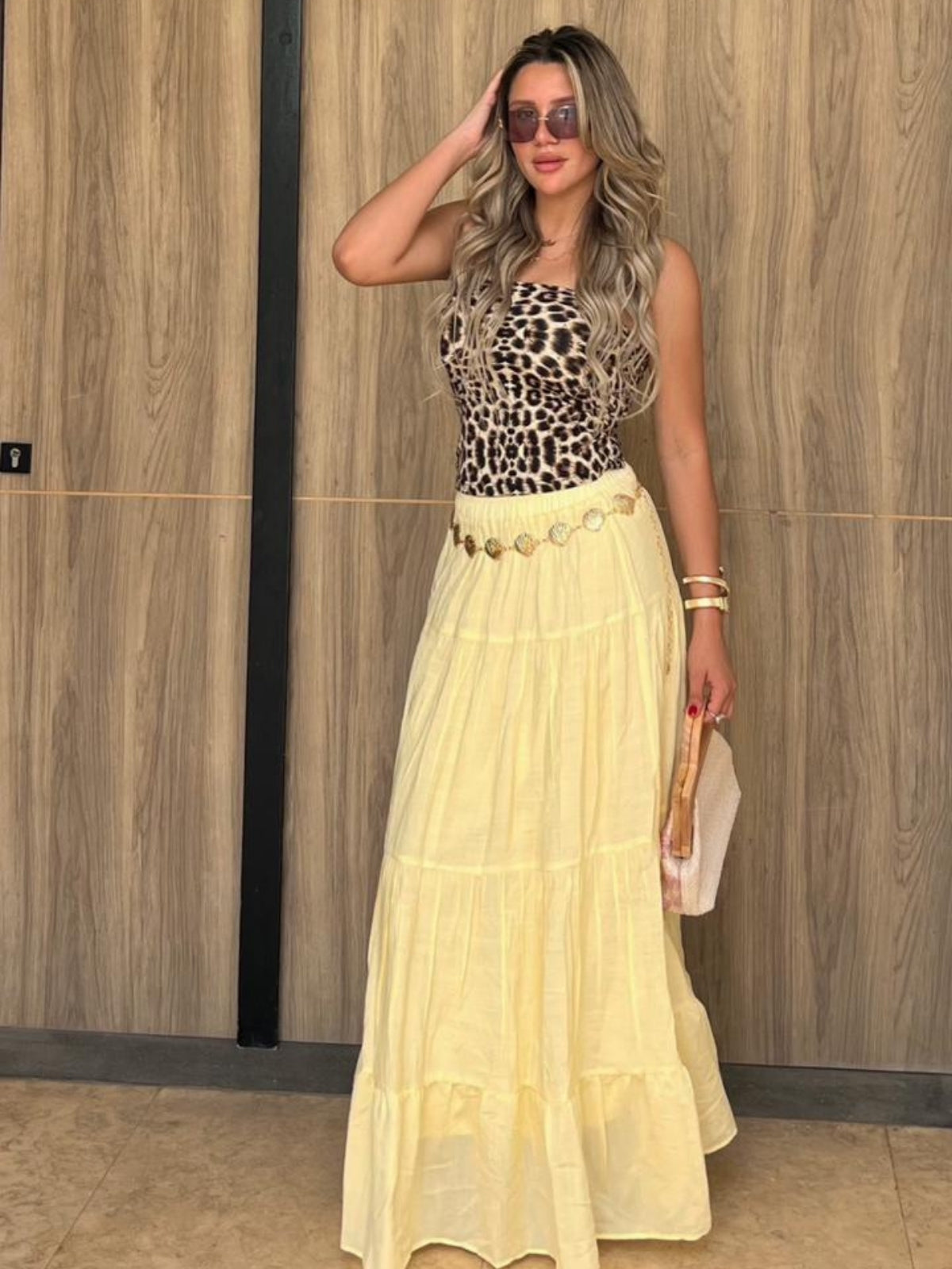 Linen Maxi Skirt