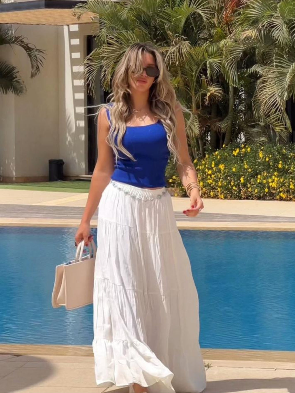 Linen Maxi Skirt