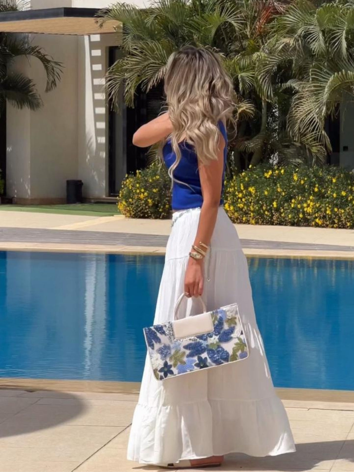 Linen Maxi Skirt