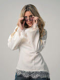 LACE TOP - WHITE
