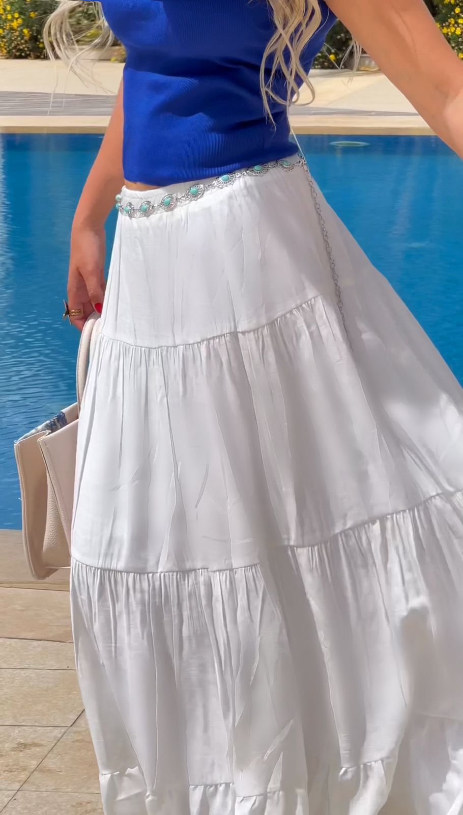 Linen Maxi Skirt