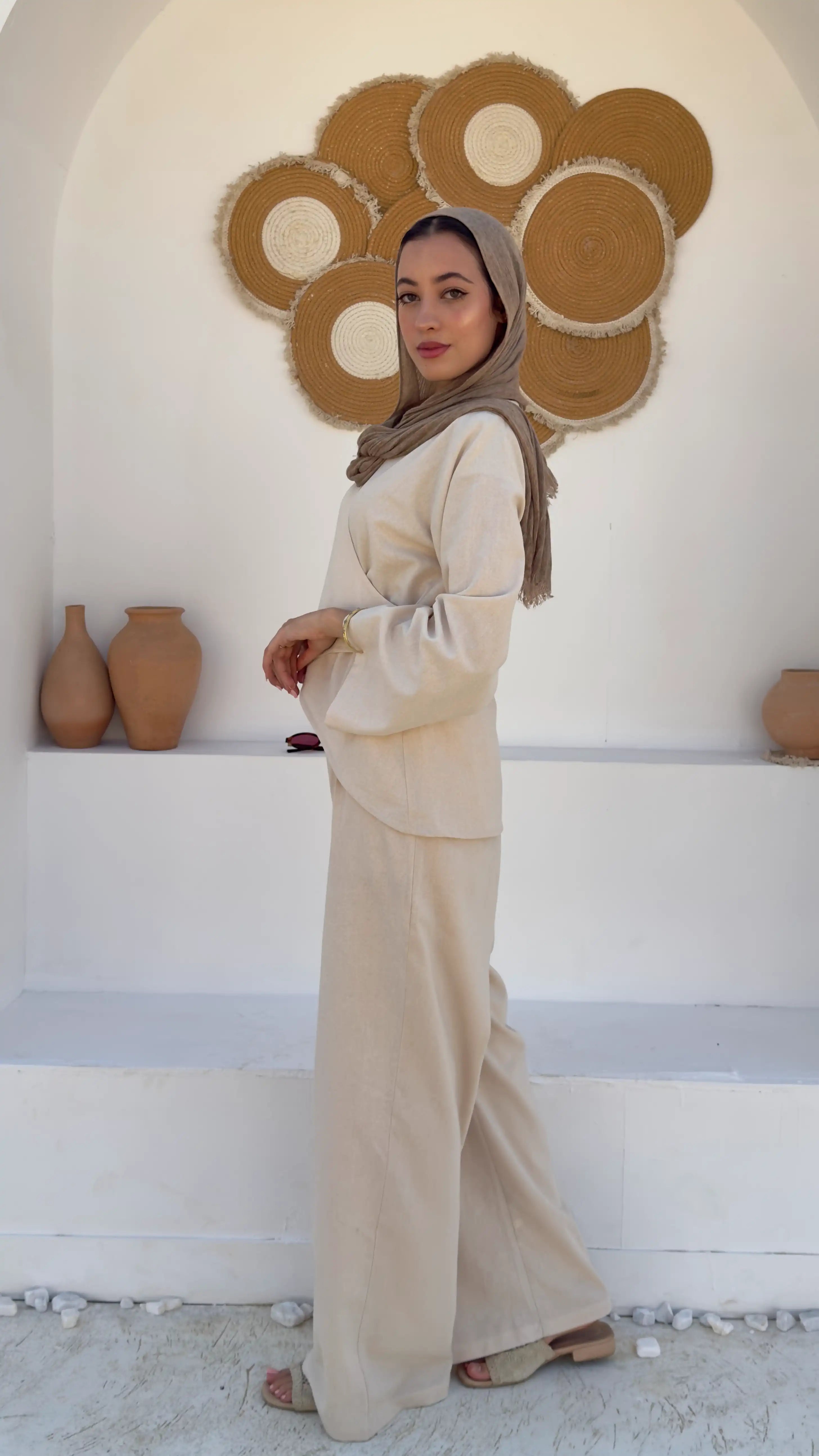 Luna Linen Top